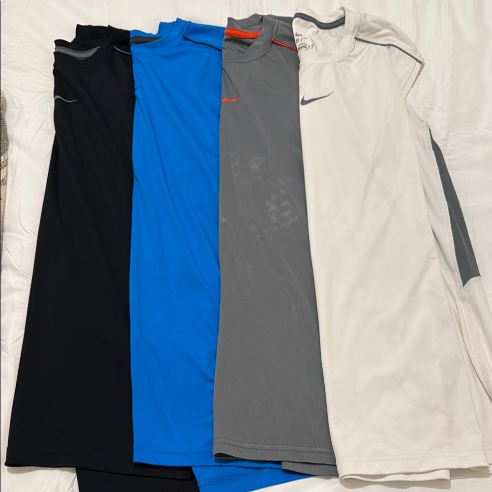 Nike Men's Athletic Sleeveless Shirt - Black, Blue, Gray, White